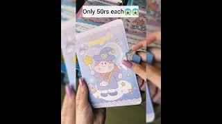 what only 50rs.cute diary only 50rs#shorts #stationery #stationeryhaul #youtubeshorts #ytshorts