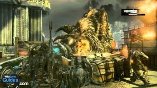 Gears of War 3 - Insane Difficulty Walkthrough - Act 1 -- Chapter 2: Abandon Ship Boss Fight