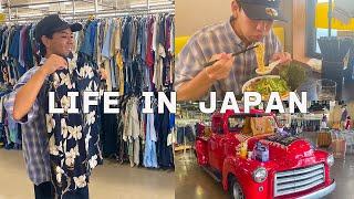 [Vlog] Daily life in Japan , I bought a lot of summer clothes at the thrift store!