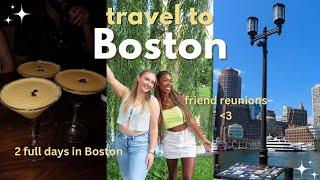 TRAVEL VLOG: BOSTON  | 2 full days in Boston