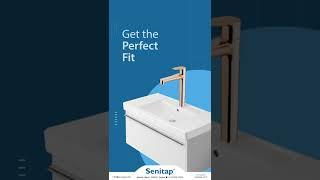 Get the perfect fit Senitap toilet technologies:Clean Synergy #Faucets #SanitaryWares #Taps