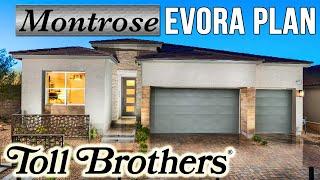 Beautiful Toll Brothers Single Story Homes in Skye Canyon at Montrose - Evora Model Home Tour