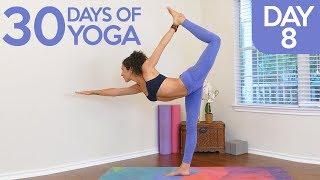 Improve Mental Focus & Reduce Stress  Yoga with Jess, Day 8 of 30, Relaxing Beginners Class