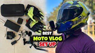 My MotoVlog Setup || Complete Guide || Motovlogging setup tour 