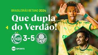 ESTÊVÃO QUEBRA RECORDE DE NEYMAR, VEIGA FAZ HAT-TRICK E VERDÃO VENCE! JUVENTUDE 3X5 PALMEIRAS