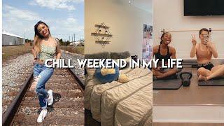 A Chill College Weekend in my life//deep cleaning, working out, journaling