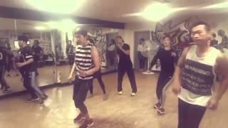 Kang Ji Hwan's Japan FM dance rehearsal 10/22/15