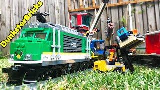 LEGO City Cargo Train Review, Set 60198! Released 2018