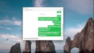 How to Check TimeStamps in Messages for Mac OS X