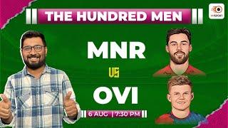 MNR vs OVI Dream11 Prediction | MNR vs OVI Fantasy Prediction | The Hundred Men's Competition 2024