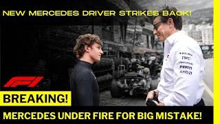 ADRIAN NEWEY'S OPINION SIGNALS MERCEDES' FAILURE!MERCEDES YOUNGSTER FIRES BACK!FORMULA 1 NEWS TODAY