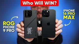 ROG Phone 9 Pro vs iPhone 16 Pro Max: Which is BEST for GAMING?