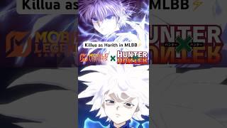 Killua as Harith in MLBB - HxH MLBB Collab Skin #mlbbshorts #mobilelegends #hxh #hxhmlbbcollab