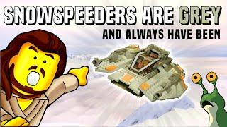 Snowspeeders Are GREY (And Always Have Been)