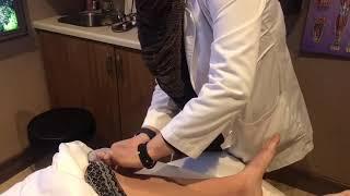 Dr. Abushaban with Acupuncture