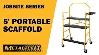 METALTECH JOBSITE SERIES - 5' Portable Scaffolding