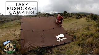 Tarp o Lona para Camping y Bushcraft - BULL GREEN