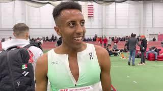 Yared Nuguse Breaks 3000m American Record In 7:28.24 At Boston University