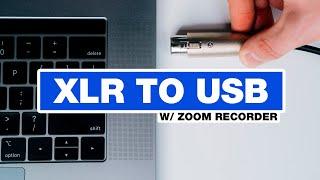 How to Connect an XLR Mic to Your Computer with a Zoom Recorder (Easy XLR to USB Tutorial)