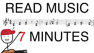 Read Sheet Music in 7 MINUTES! (guitar)