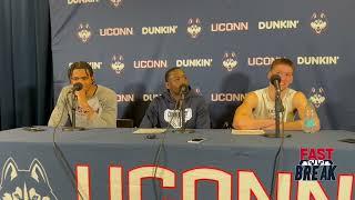 Tarris Reed Jr., Hassan Diarra, Aidan Mahaney: UConn men's basketball postgame (Providence) - 1/5/25