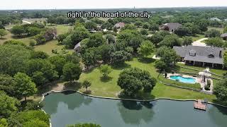 4801 Ridgeview Parker Texas is on a 3.5 acre lot With It's Own Private Lake