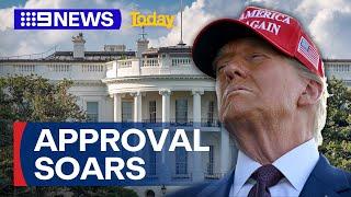 Approval for Donald Trump soars as he finalises new cabinet | 9 News Australia