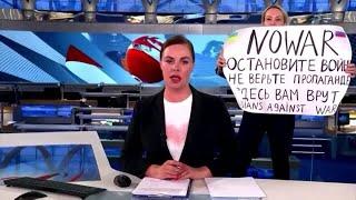 U.N.: Russia TV protester should not face reprisals