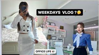 WEEKDAYS VLOG/ Naga food from Home / grocery  / office life