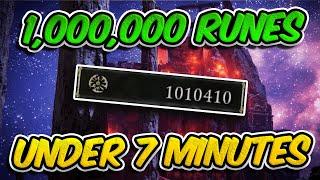 Elden Ring BEST 1,000,000 RUNE FARM in 7 MINUTES!