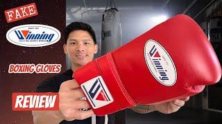 FAKE Winning Boxing Gloves Review- ARE THEY AS GOOD AS REAL WINNINGS?!