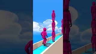 TOWER RUN CHALLENGE with Red Squid play Game #funny #shorts