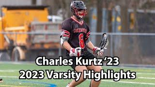 Top 10 Player in CT! | Charles Kurtz (UMass 2027) 2023 Varsity Lacrosse Highlights