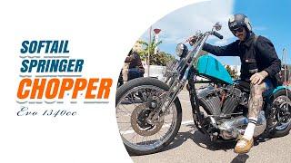 H.D Softail Springer CHOPPER Motor Evo 1340cc de 1994