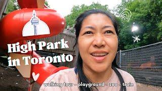 Things to do in Toronto with Kids | Visit High Park Toronto Zoo and Playground | Toronto Walk 4K