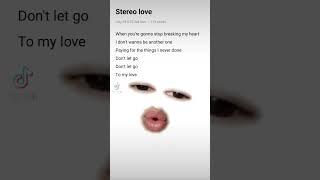 Stereo love #lyricsvideo #lyrics #songlyrics #spotify #artist #lyricsmania