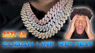 2021 ICED OUT Cuban Link Review 4K! + GIVEAWAY Update! | Astroice Jewelry