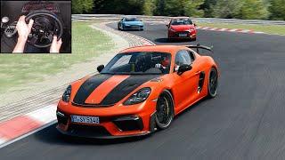 Porsche GT4 RS - Nürburgring Nordschleife Tourist Trackday | Assetto Corsa (Steering Wheel) Gameplay