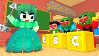 Baby Zombie Vs Squid Game Doll Huggy Wuggy - Minecraft Animation