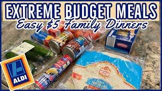  ALDI BUDGET FAMILY MEALS // $5 DINNERS, KID FRIENDLY