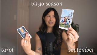 asmr tarot ‍️ pick a card for september & virgo season (TIMELESS energy predictions)