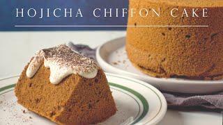 Roasted Green Tea Chiffon Cake