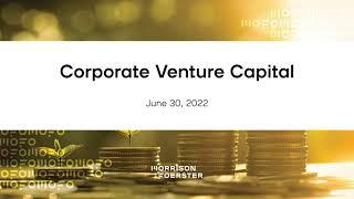 Webinar: Corporate Venture Capital Overview