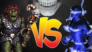 Heroes of Might and Magic III. Ogre mage VS Energy elemental