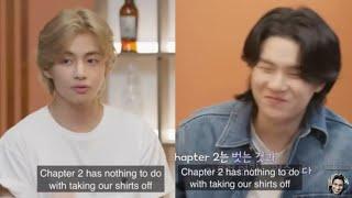 BTS V / Taehyung on Suchwita "Chapter 2 Shirts Off"