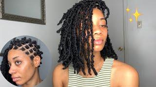 Butterfly Locs on Short Natural Hair  | TWA 