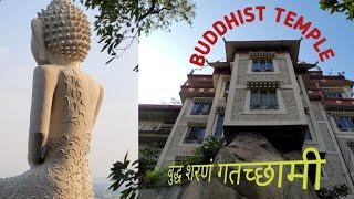 buddhist temple in guwahati || silent video || peaceful vloging video || Ride And Explore With Hirak