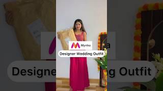 Myntra Designer Wedding Outfit#shorts #viral #myntra #weddingoutfits #youtubeshorts #indowestern