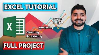 Full Project in Excel with Interactive Dashboard | Excel Tutorial for Beginners