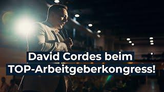 VLOG: David Cordes als Speaker auf dem TOP-Arbeitgeberkongress (mit Uli Hoeneß, Verena Pausder uvm.